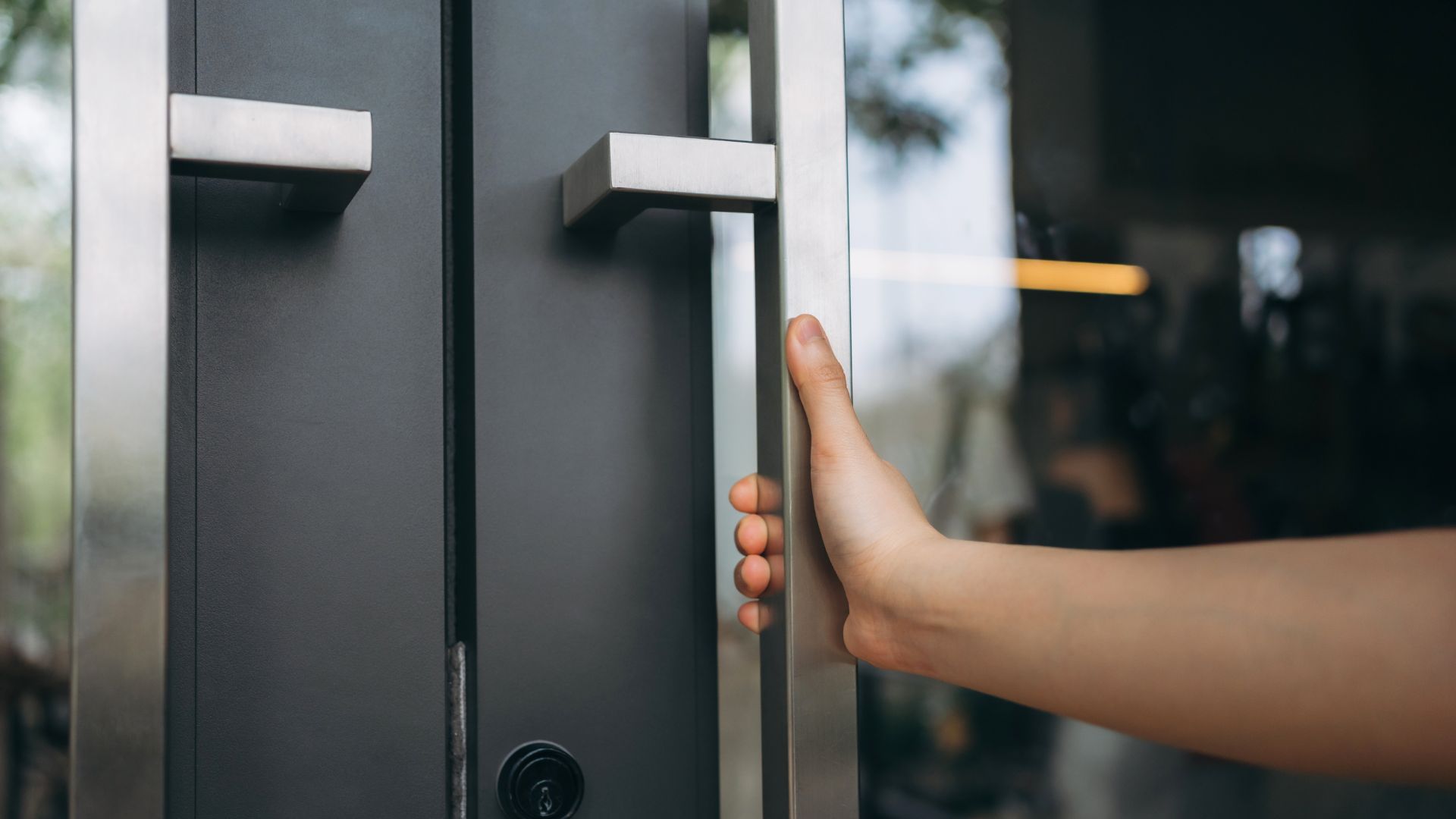 High end door on finished build